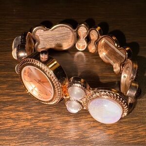 Rose Gold-Tone Bracelet Watch